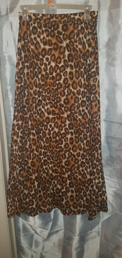 Cheetah print skirt